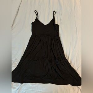 Chic Black Sleeveless Mini Dress